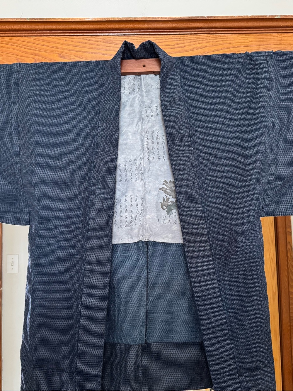 Vintage Japanese kimono - indigo